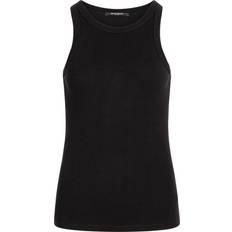 Bruuns Bazaar Katy Rib Tank Top - Black