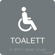 SYSTEMTEXT handikapp WC taktil