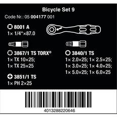 Wera Insexnycklar Wera Bicycle Set Zyklop Ratchet Screwdriver Mini Case Hex Key