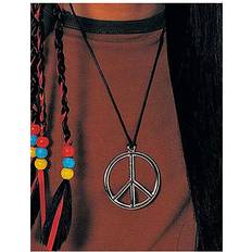Smiffys Rubie's officiell hippie-Peace-berlock för vuxna (en storlek)