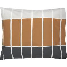 Marimekko Tiiliskivi Örngott Brown/Beige/Charcoal Örngott Svart, Brun, Beige (60x)