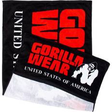 Gorilla Wear Functional Gym Towel, Black/Red