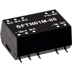 Mean Well SFTN01N-12, 21.6 26.4 V, 1 W, 12 V, 0,084 A, RoHS, 15,2 mm