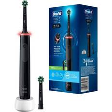 Eltandborstar & Irrigatorer Oral-B Pro 3 3000 Cross Action Black Edition