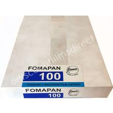Foma pan 100 ISO svart och vit negativ film, 4 x 5, 50 ark, Svart, 4 x 5