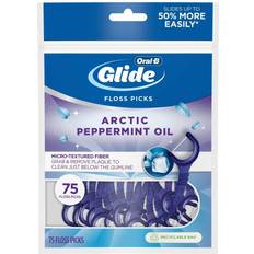 Oral-B Tandtrådsbyglar Oral-B Glide Floss Picks Arctic Peppermint Oil 75-pack