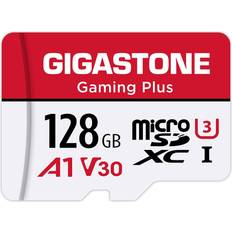 Gigastone Minneskort Gigastone Gaming Plus MicroSDXC Class 10 UHS-I U3 V30 A1 100/50 MB/s 128GB