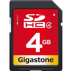 Gigastone Minneskort Gigastone 4 GB SD-kort SDHC klass 4 minneskort för foto video musik röstfil DSLR-kamera DSC videokamera inspelare uppspelning PC Mac POS