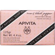 Apivita Natural Soap Soap with Rose & Black Pepper 125