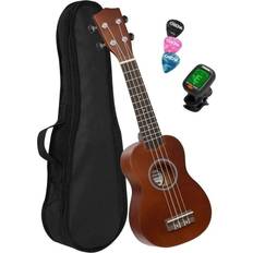 Cascha HH 3956 DE Ukulele Set, Brun