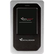 DataLocker DL4 FE 4 TB USB-C -A SSD med AES-256bit hårdvarukryptering, färgskärm och FIPS 140-2 nivå 3-certifiering, DSGVO-kompatibel, DL4 SD-4 TB-FE