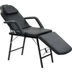 VidaXL Massageprodukter vidaXL Bärbar behandlingsstol konstläder 185x78x76 cm svart