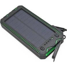 Solcell batterier och laddbart Solcell PowerBank/Laddare 10.000 mAh Solcellsladdare