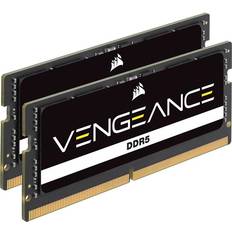 16 GB - SO-DIMM DDR5 - Svarta RAM minnen Corsair Vengeance Black SO-DIMM DDR5 4800MHz 2x8GB (CMSX16GX5M2A4800C40)