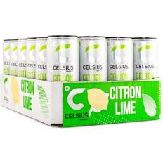 Celsius Drycker Celsius Lemon Lime kolsyrad, 24-pack