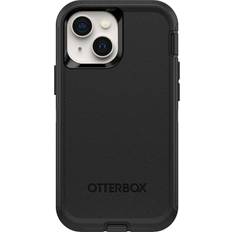 Apple iPhone 13 mini Mobilskal OtterBox Defender skal för iPhone 13 mini iPhone 12 mini, extra stöttåligt, fallsäkert, skyddande skal, testad till militärstandard x4, Svart