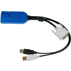 Raritan DVI-D, USB KVM cable Multicolour, Black