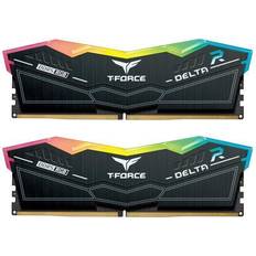 TeamGroup DDR5 RAM minnen TeamGroup T-Force Delta RGB Black DDR5 6800MHz 2x16GB (FF3D532G6800HC34BDC01)