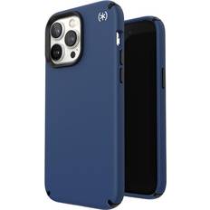 Speck Blåa Mobilskal Speck Presidio2 Pro MagSafe Case for iPhone 14 Pro Max with MICROBAN coating (Coastal Blue Black White)