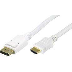 Deltaco DisplayPort-kablar Deltaco HDMI - DisplayPort 1m