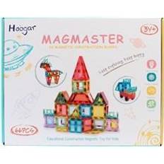 Suntoy Magnetic Tiles 66 Delar Magnetic Construction