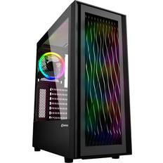 Sharkoon Midi Tower (ATX) - Mini-ITX Datorchassin Sharkoon RGB Wave - tower