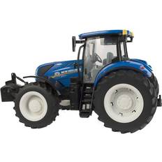 Tomy Traktorer Tomy Britains Big Farm 1:16 New Holland T7.270 Tractor With Realistic Lights and Sounds Farm Vehicle Toy Suitable From 3 years