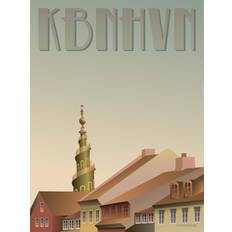 Vissevasse Köpenhamn Christianshavn Poster