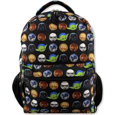 Disney Svarta Skolväskor Disney Star Wars Boy's Girl's Adult's 16 Inch School Backpack (One Size, Black)