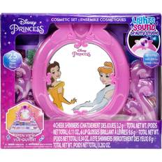 Disney Princess Townley Girl Cosmetic Vanity Compact Makeup Set med ljus och inbyggd musik inkluderar läppglans, skimmer och borstar för barnflickor i åldrarna 3 perfekt för fester