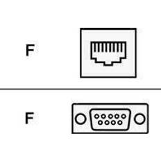 Raritan RJ-45F Female To DB-9F Female Serial Null Modem