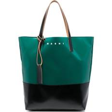 Marni Gröna Väskor Marni Tribeca colour-block tote bag green One Size