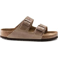 Birkenstock Nubuck Skor Birkenstock Arizona Soft Footbed Oiled Leather - Tobacco Brown