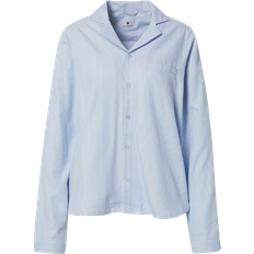 JBS Dam Underkläder JBS Long Sleeved Nightshirt - Blue/White Stripe