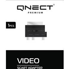 Qnect Kabeladaptrar Kablar Qnect ADAP SCA-3XPHO/SVHS IN/UT