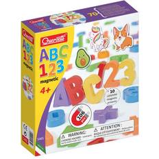 Quercetti Plastleksaker Kreativitet & Pyssel Quercetti ABC 123 Magnetic Letters + Numbers 106pcs