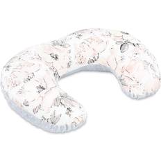 Totsy Baby Nursing Pillow Small Minky Wild Rose Grey