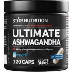 Ashwagandha - Förbättrar muskelfunktion Kosttillskott Star Nutrition Ultimate Ashwagandha 120 st
