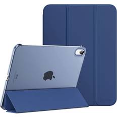 Apple iPad 10.9 - Gula Surfplattafodral iPad 10th Generation Case 2022, Slim Stand Hard PC Translucent Back Shell Smart Cover Case for iPad 10th Gen 10.9 inch 2022, Support Touch ID, Auto Wake/Sleep