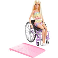 Barbie Modedockor Leksaker Barbie Doll with Wheelchair & Ramp Blonde Fashionistas