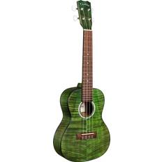 Cordoba Stränginstrument Cordoba 15Cfm Flamed Mahogany Concert Ukulele Jade Green