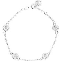 Lund Copenhagen Daisy Bracelet - Silver/White