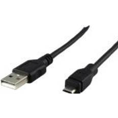Schwaiger USB-kabel Kablar Schwaiger USB 2.0 A-> ST M/svart