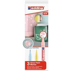 Edding Gloss Paint Marker Fine 3-set Metallic