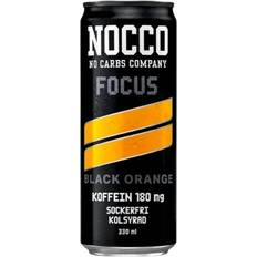 Apelsin Drycker Nocco Focus Black Orange 330ml 1 st