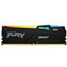 8 GB - DDR5 - Svarta RAM minnen Kingston Fury Beast RGB Black DDR5 5600MHz 8GB ECC (KF556C36BBEA-8)