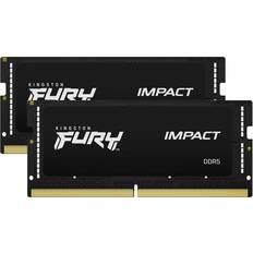SO-DIMM DDR5 RAM minnen Kingston FURY Impact SO-DIMM DDR5 5600MHz 2x32GB (KF556S40IBK2-64)