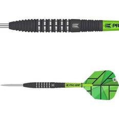 Target Darts Unisex Yohkoh set med 80% volframstål spets, svart och grön, 23 G