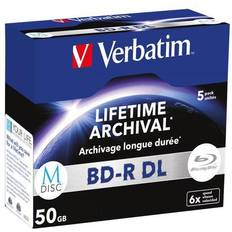 Verbatim m disc Verbatim M-Disc 5x BD-R DL 50GB 5- Pack