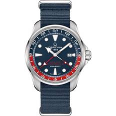 Certina Blå - Herr - Självlysande Armbandsur Certina Ds Action GMT Powermatic 80 (C0324291804100)